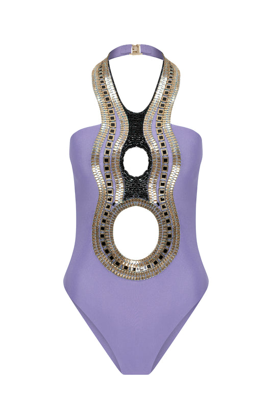 Mehit Purple Swimwear