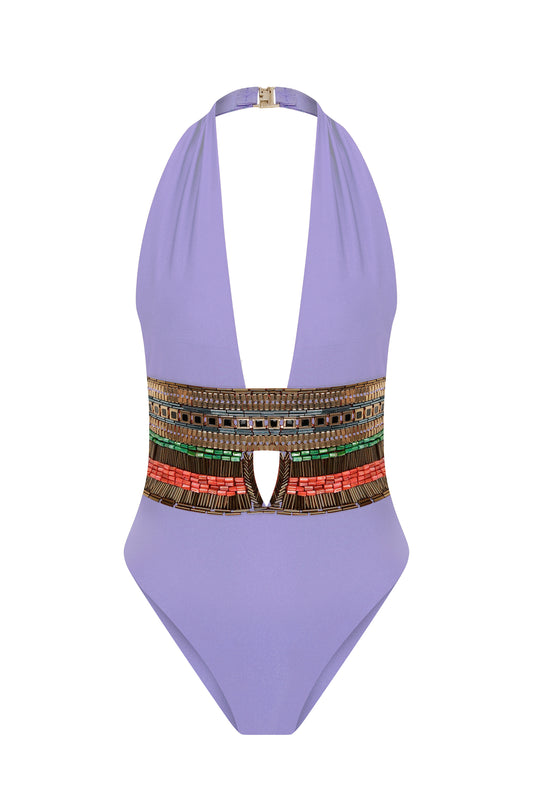 Seth Purple Swimwear