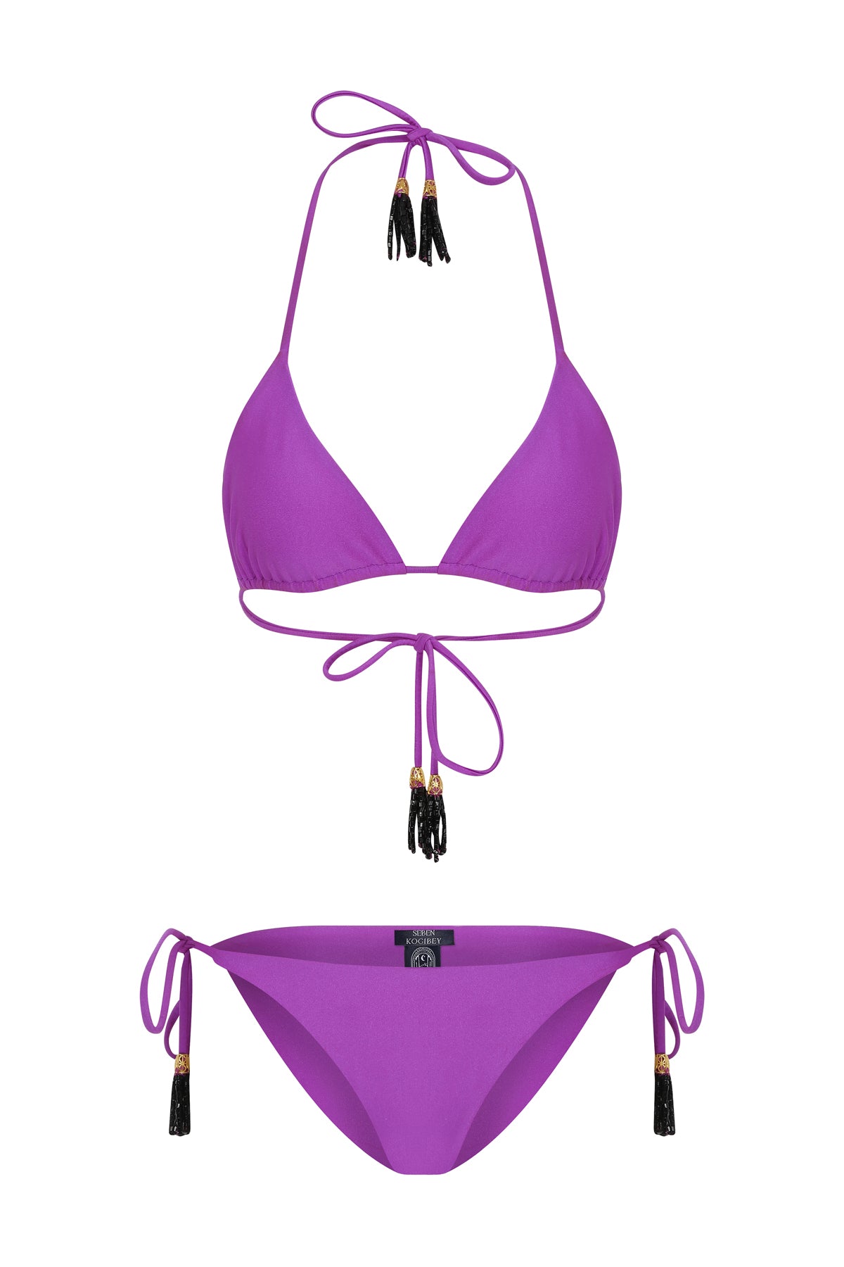 Fuschia Tassle Bikini