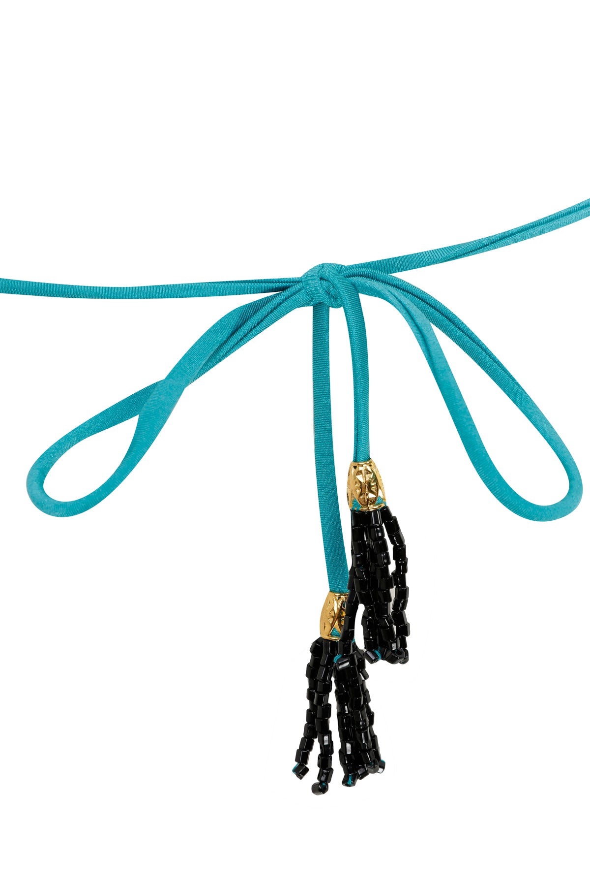 Turquoise Tassle Bikini