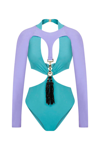 Tennin-Turquoise Swimwear