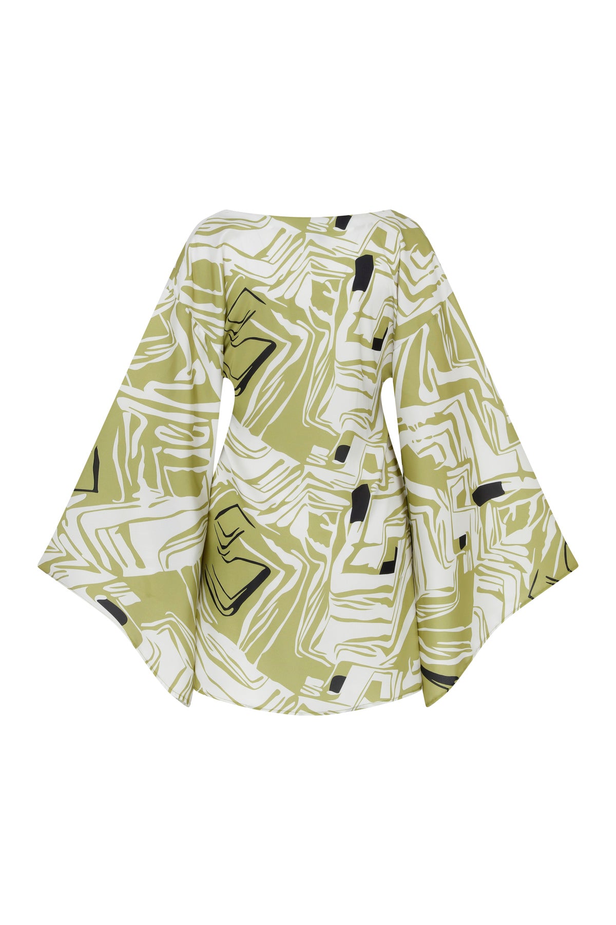 Lime Green Sateen Cover-Up